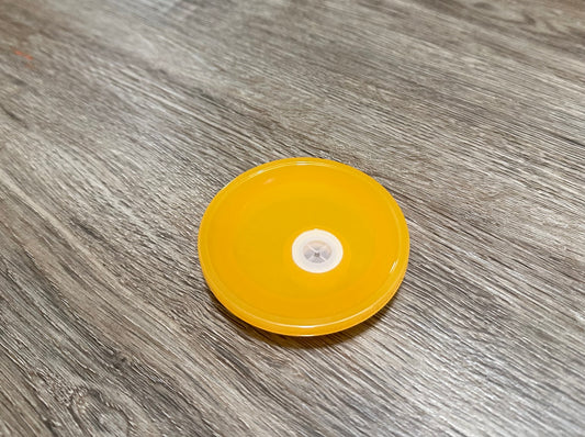 Plastic Orange Lid for 16 oz. Glass can