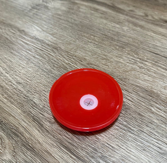 Plastic Red Lid for 16 oz. Glass can
