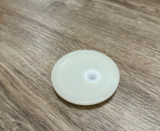 Plastic White Lid for 16 oz. Glass can
